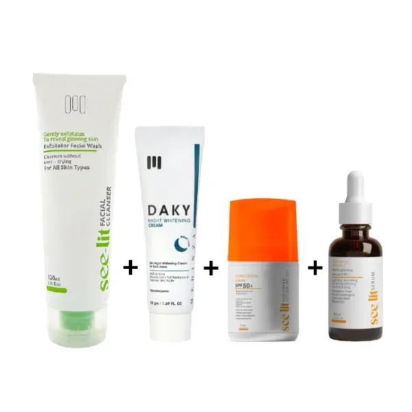 Glow and sun protection Routine