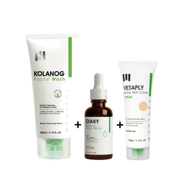Oily and combination skin routine